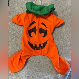 Halloween Pumpkin Dog Onesie Shirt - Soft Stretch Pet Tee